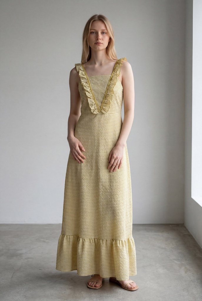 Vestido Manteca