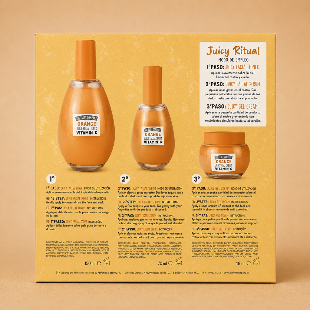 Set tratamiento facial Juicy skin