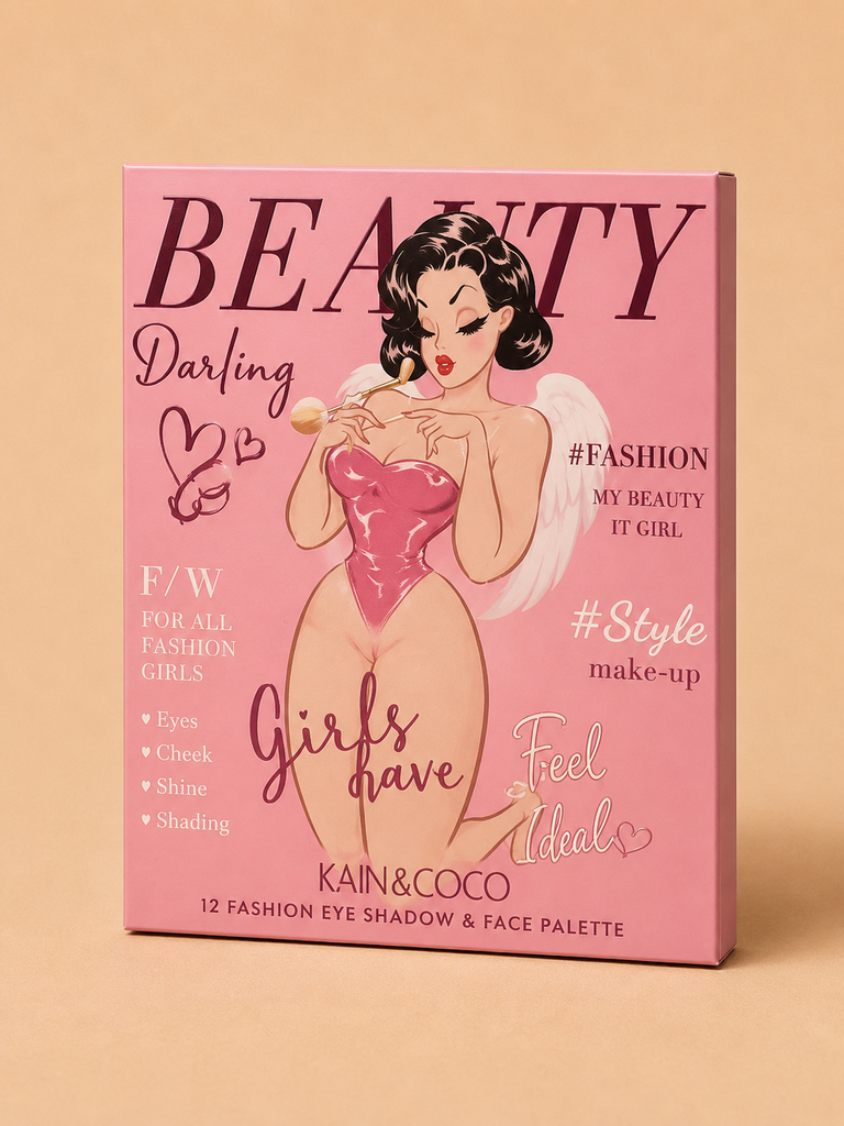 Paleta de maquillaje formato libro