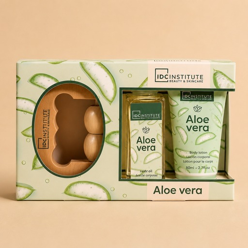 [EVER012636] Set cuidado corporal con rodillo de madera