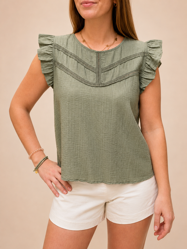 [EVER017078] Camisa Esterlet