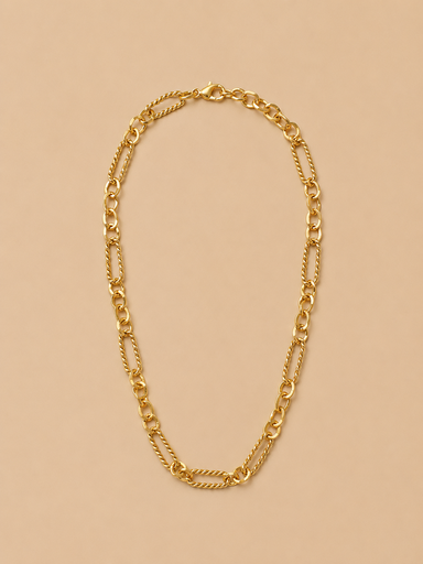 [EVER008685] Collar cadena texturizada